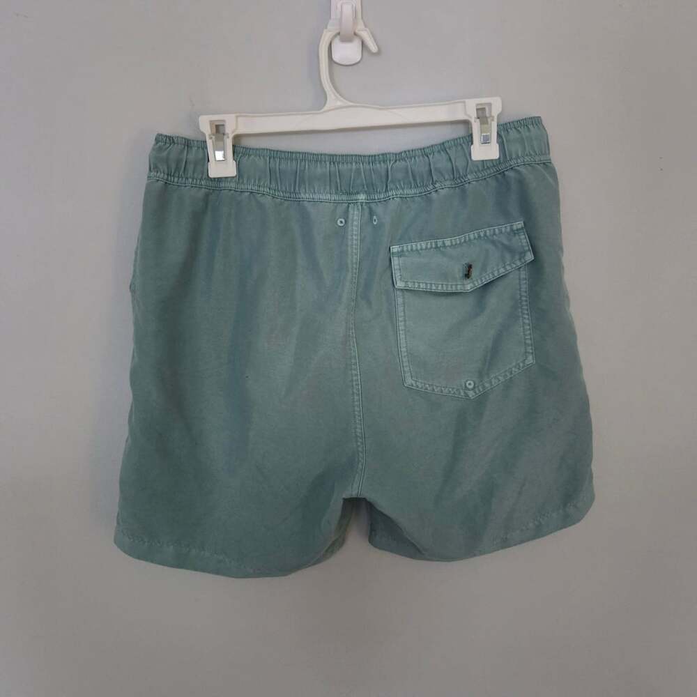 Faherty Brand Men's Green Waist Drawstring Beach Shorts Size M - Picture 4 of 9